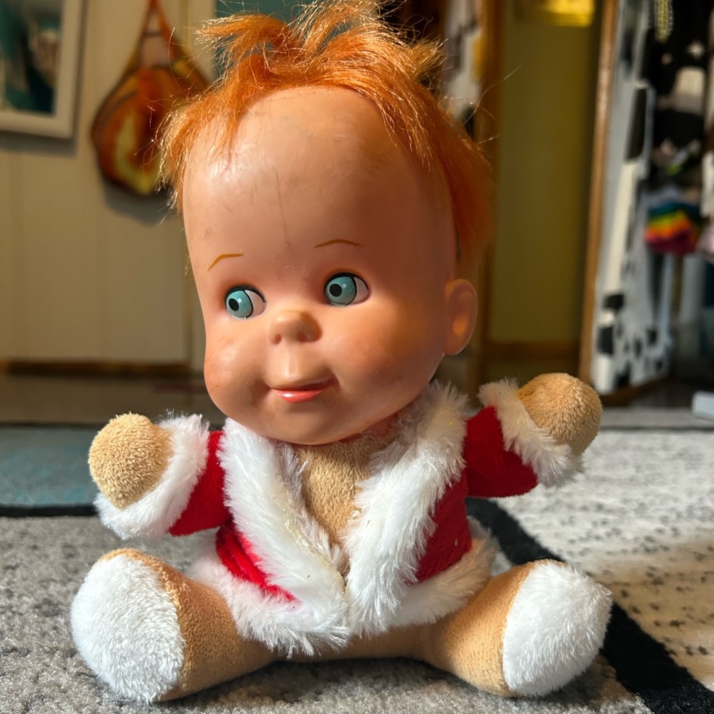 handmade santa baby bear